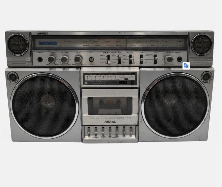 【Rare】National Radio Cassette Recorder RX-5150 Showa Retro National