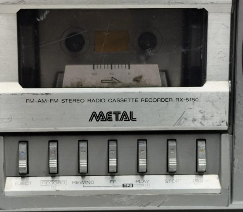 【Rare】National Radio Cassette Recorder RX-5150 Showa Retro National
