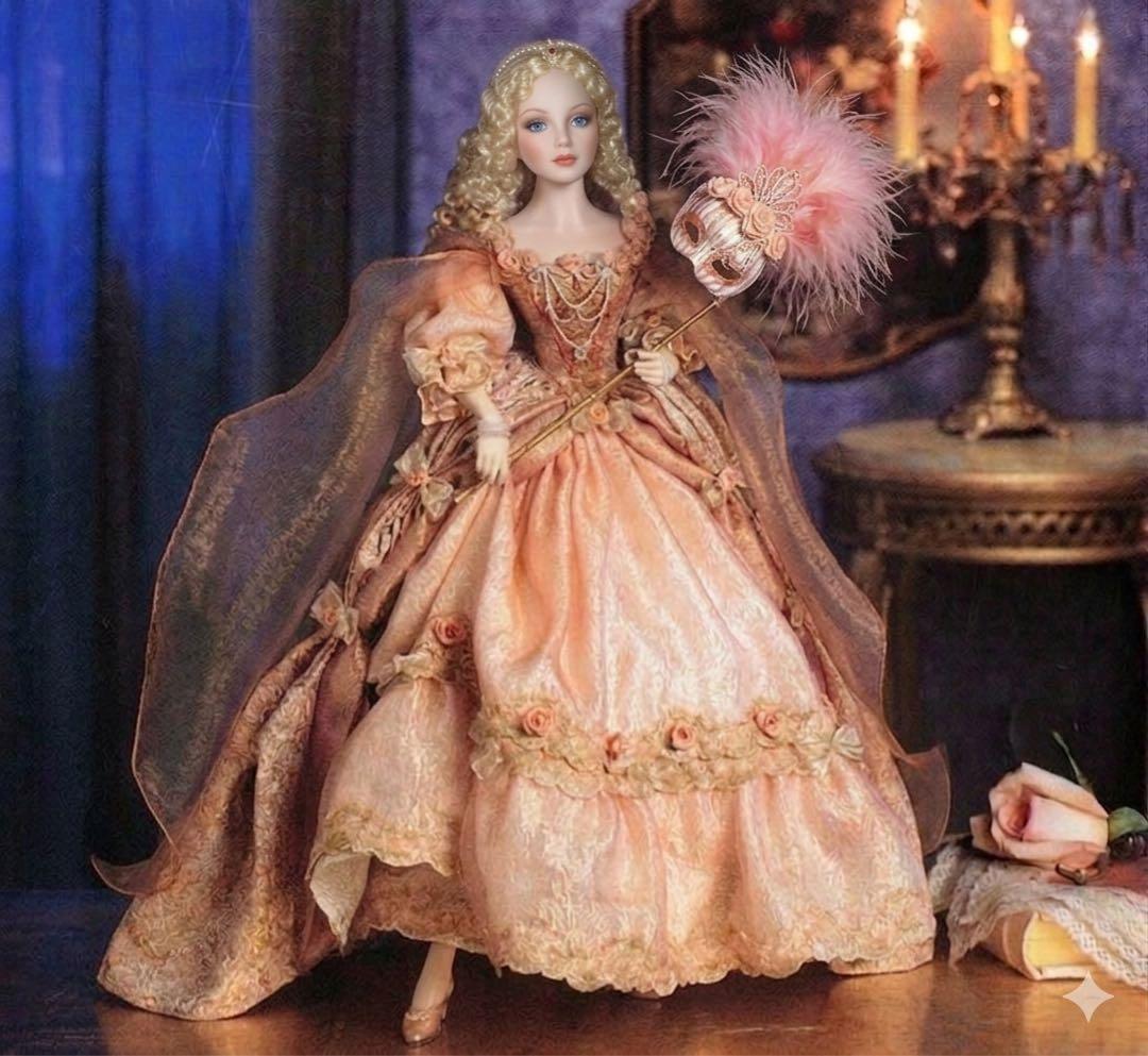 【Ultra Rare / Discontinued Item】Franklin Mint Cinderella Bisque Doll