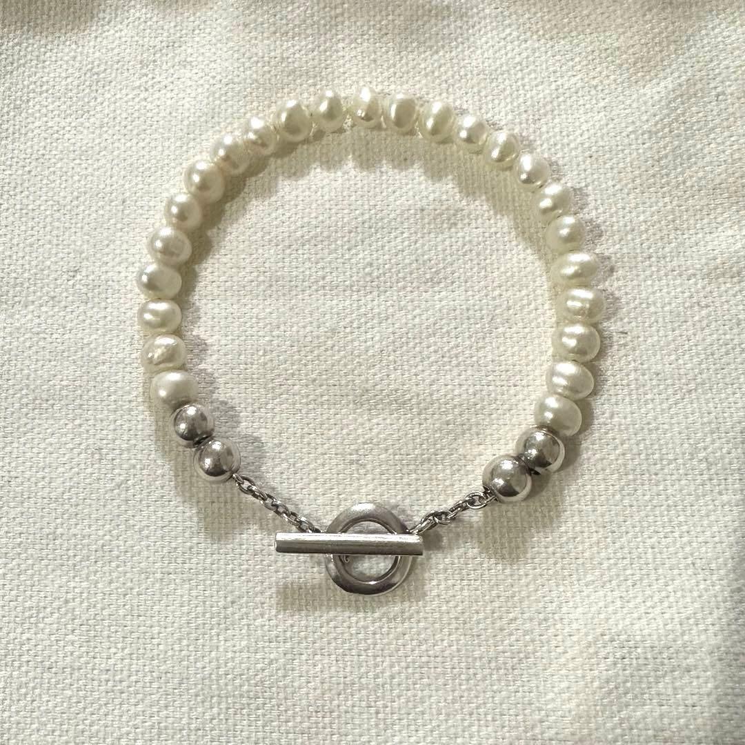 SYMPATHY OF SOUL Pearl T-Bar Bracelet iena