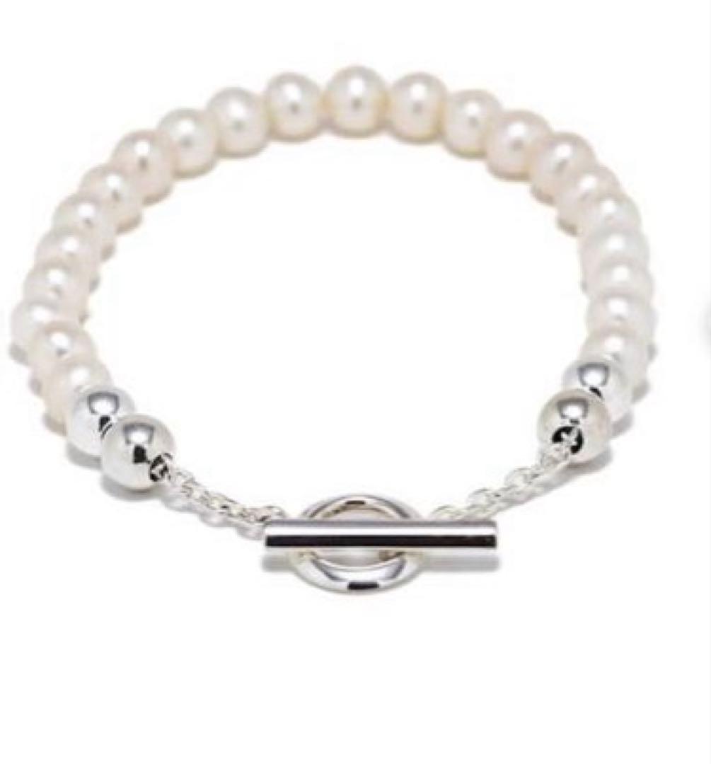 SYMPATHY OF SOUL Pearl T-Bar Bracelet iena