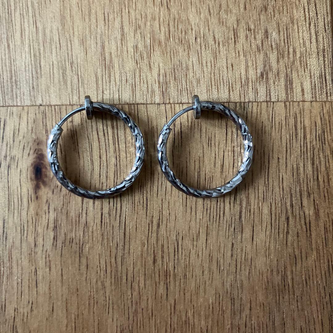 Silver Hoop Earrings