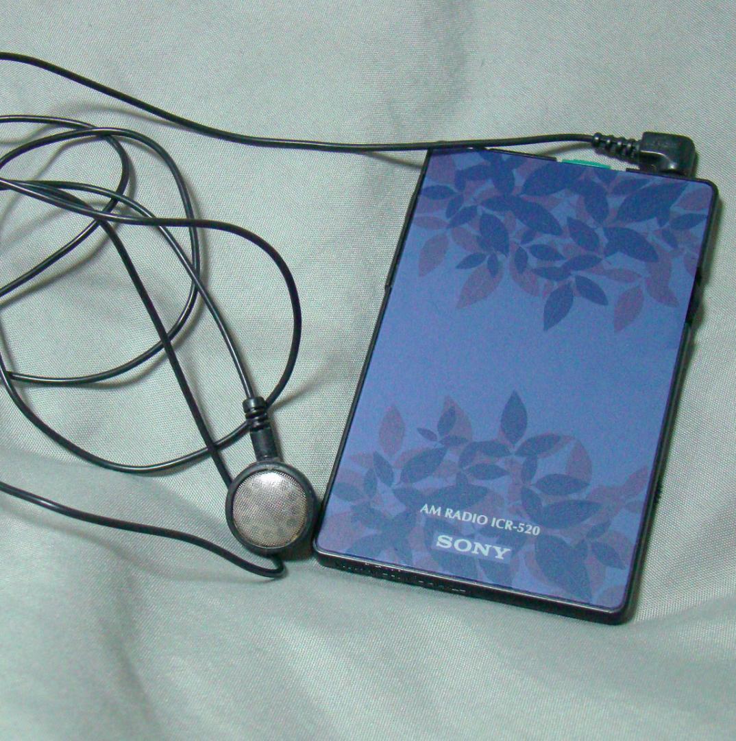 Working item ♬ SONY ICR-520 AM card-sized radio Sony