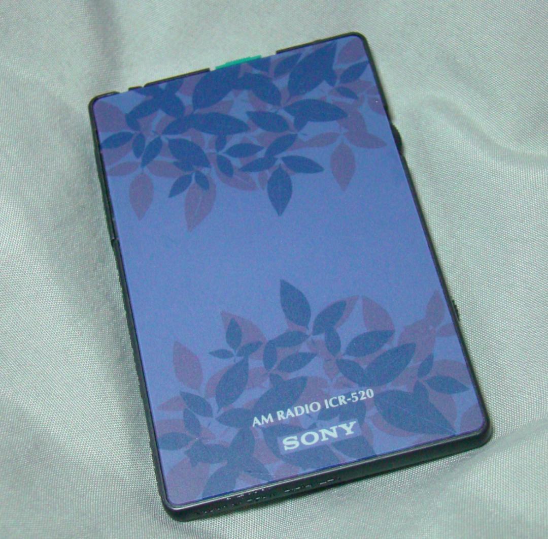 Working item ♬ SONY ICR-520 AM card-sized radio Sony