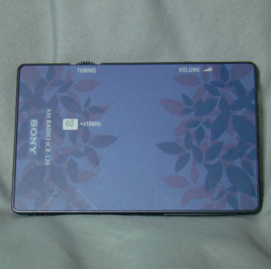 Working item ♬ SONY ICR-520 AM card-sized radio Sony