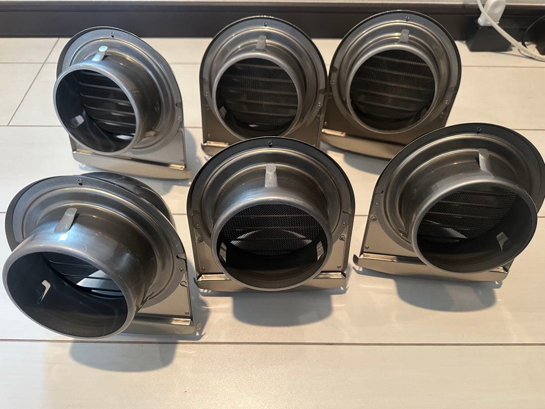 6-Piece Set Stainless Steel Vent Cap SUS304 Φ100